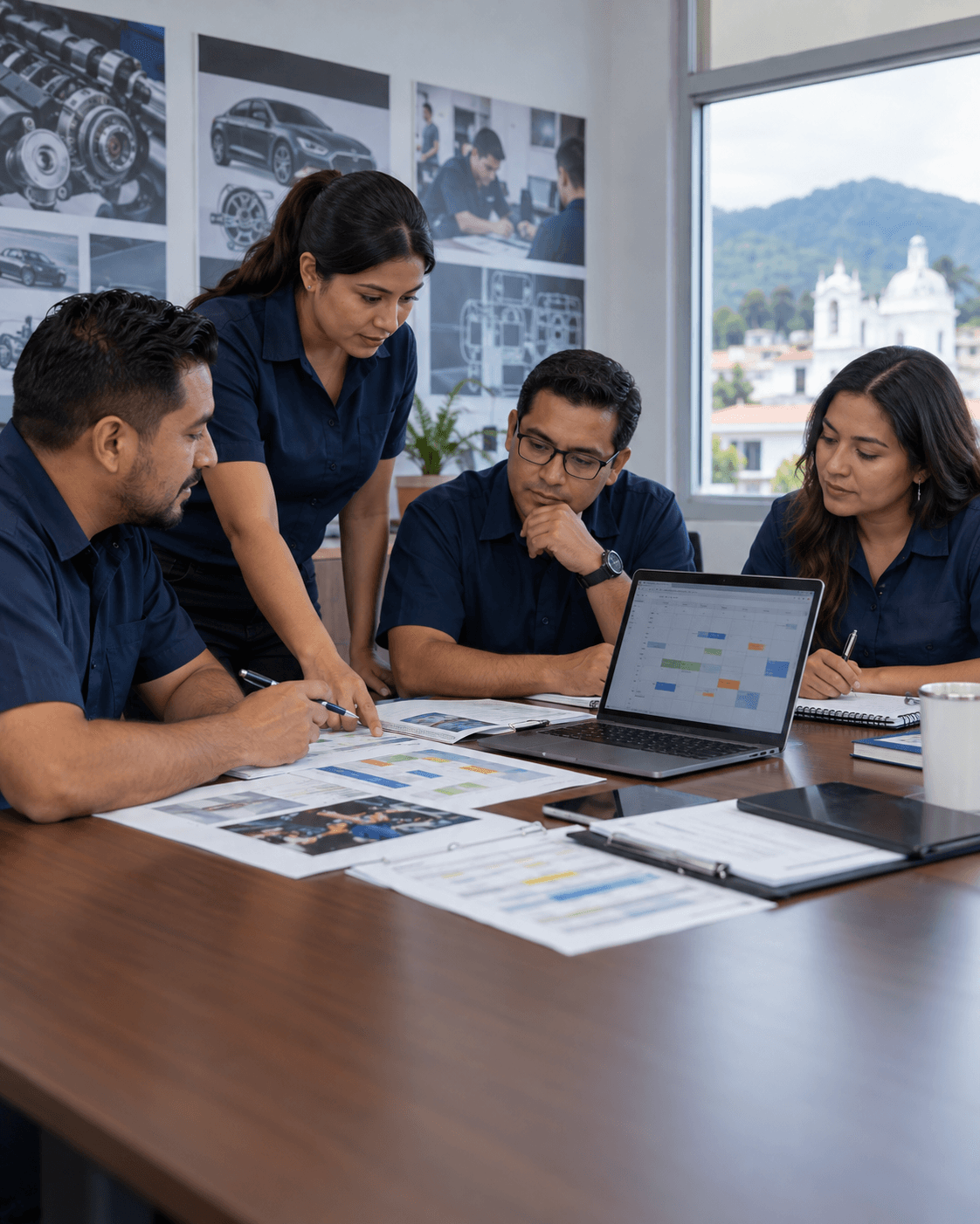 Equipo de la asociación coordinando actividades y formación para sus miembros